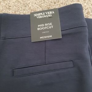 Vera Wang Navy Bootcut Pants